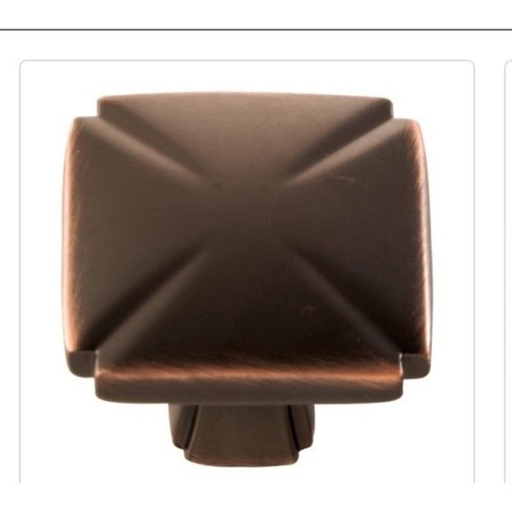 20 Hickory Hardware P3230-OBH 1-3/16" Square Bronze Drawer Pulls Cabinet Knobs